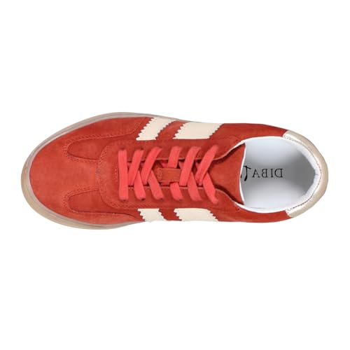 Diba True Womens Jon Qwill Lace Up Sneakers Shoes Casual - Red4