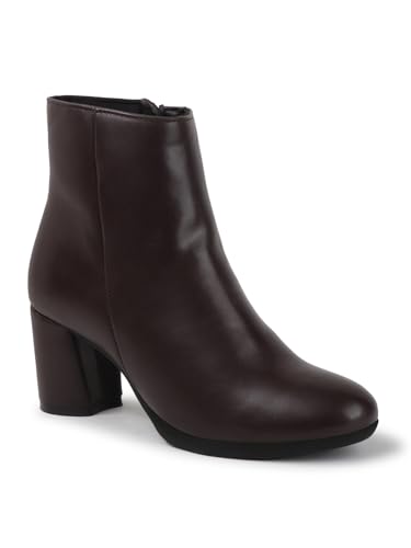 Image of ELLE Women's Stylish Ankle Boots with Block Heel