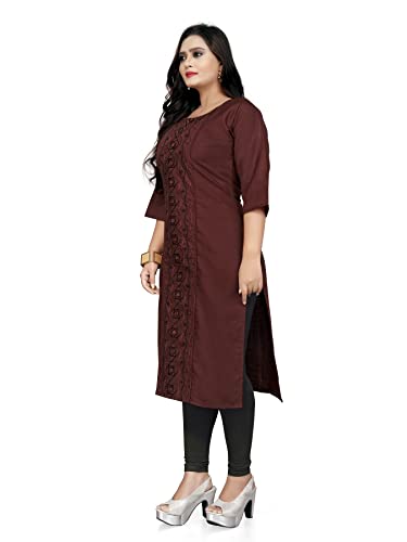 Image of Women's Embroidered Plus Size Kurtis