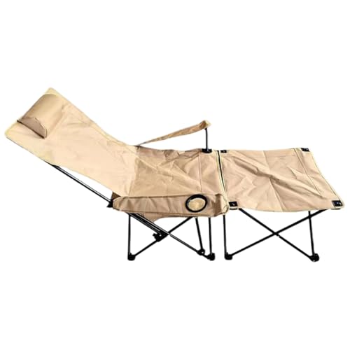 Generisch Tumbona plegable para exteriores, para adultos, para jardín, cómoda tumbona para balcón, terraza, piscina, camping, jardín y exterior