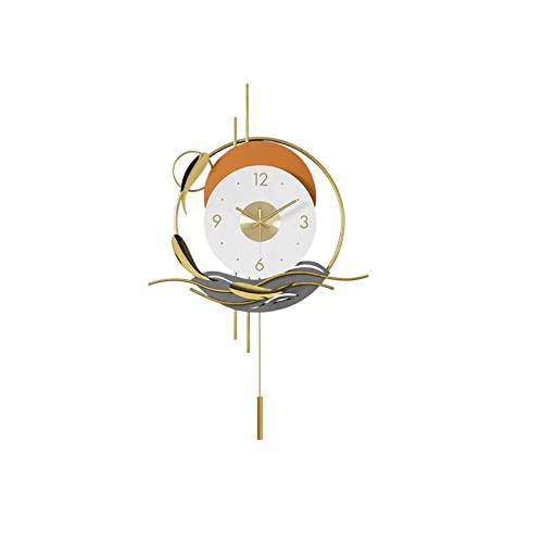 Horloge murale moderne salon TUSUOD grand format pour décoration maison