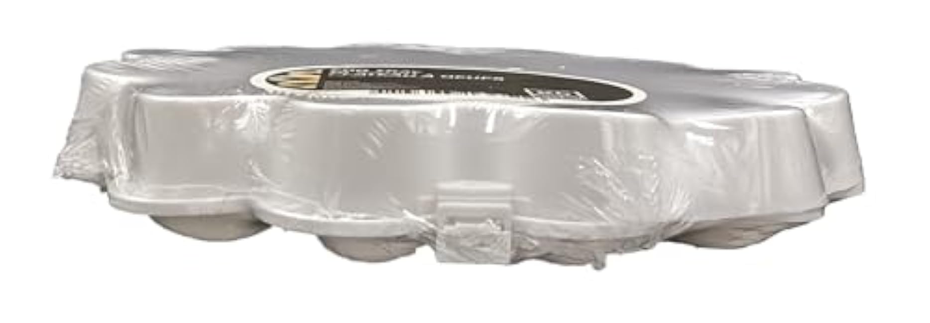 10.5 Egg Carrier with Lid, Holds 18 Eggs - Durable Melamine Serveware, Portable Design with Secure Lid & Handle for Gatherings & Storage, Plastic Egg Container for Deviled Eggs