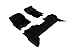 3D MAXpider - L1NS06501509 All-Weather Floor Mats for Nissan Pathfinder 2005-2012 Custom Fit Car Floor Liners, Kagu Series (1st & 2nd Row, Black)