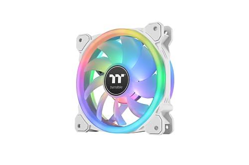 SWAFAN 12 RGB Radiator Fan TT Premium Edition White 3 Pack, 120 mm