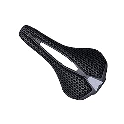 rockible Sillín de Bicicleta Impreso en 3D, Fibra ...: 【Diseño impreso en 3D】: el sillín de bicicleta de fibra de carbono impreso en 3D presenta un diseño único que mejora la comodidad y reduce la presión durante el ciclismo de larga distancia. 【Versátil】: Adecuado para bicicletas de carretera, bicicleta...
