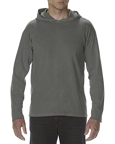 Comfort Colors Men's Adult Long Sleeve Hooded Tee
