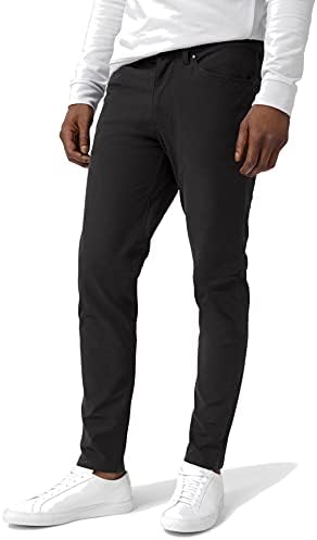 Lululemon Athletica Men's ABC Pant Slim (Black (TrousersJeans), 33, Numeric_33)