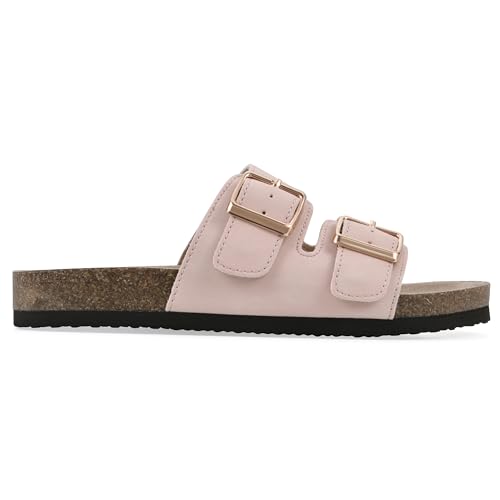 Image of WHITE MOUNTAIN Kids Girls' Helga Slide Footbed Sandal