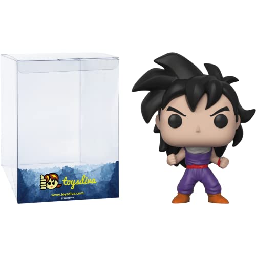 Gohan [Training Outfit]: P O P ! Animation Vinyl Figurine Bundle With 1 Compatible 'Toysdiva' Graphic Protector (383-32259 - B)