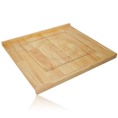 Tabla de madera reversible 64 x 54 cm para repostería miniatura 1