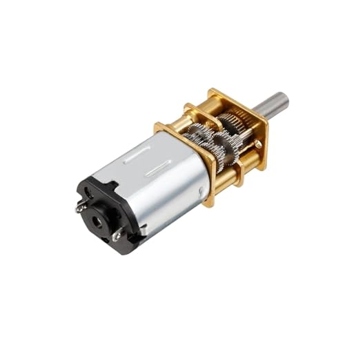 Moteur à engrenages GA12-N20 avec pignons en métal durable 3V 50 tr/min