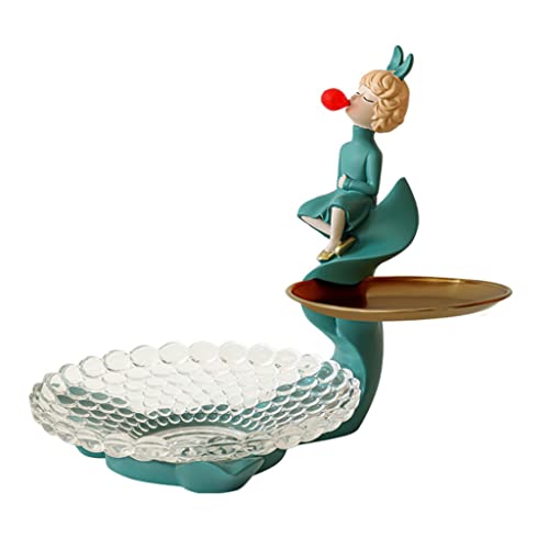 Cesta de frutas Nórdica creativa para niña, plato de frutas secas, plato de frutas secas para sala de estar, bandeja de frutas para el hogar, postre, aperitivos, cesta de frutas, bandejas de frutas