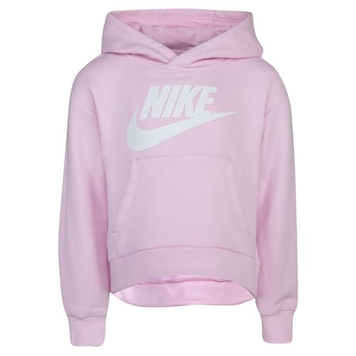 Nike Girl's Club Fleece Hi Low Pullover (Little Kids)