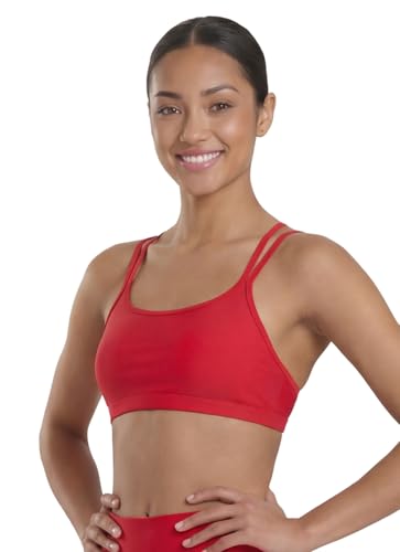 Image of Sporti Swimsuits Bikini Tops for Women, Double Cross & Round Neckline, Swim Top Bathing Suits, Women Bralette Swim Top
