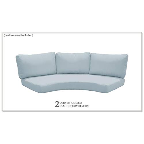 TK Classics High Back Cover Set in Spa for FLORENCE-04c (Cushions Not Included)