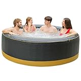 MSPA Whirlpool Exotic - Whirlpool Hinchable para 6 Personas, 204 x 204 x 70...