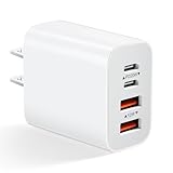 充電器 20W PD 急速充電器【PSE認証済み/4-in-1/コンパクト】4ポート搭載 USB 充電器 ACアダプター Type C 高出力 USB-A スマホ 電源アダプター タイプC 充電器 iPhoneシリーズ/Android/iPadその他各種機器対応 image