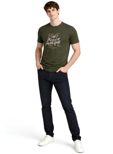 Image of ADRO Printed Tshirt for Men | Cotton Printed T-Shirt | Regular Fit Casual Mens T-Shirts | Premium Summer Tshirts