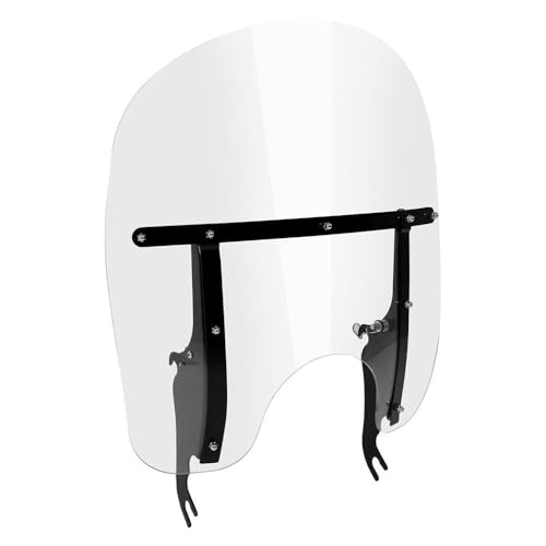 Pare-brise amovible 17,5 pouces pour réduire la fatigue en Softail Classic FLSTC