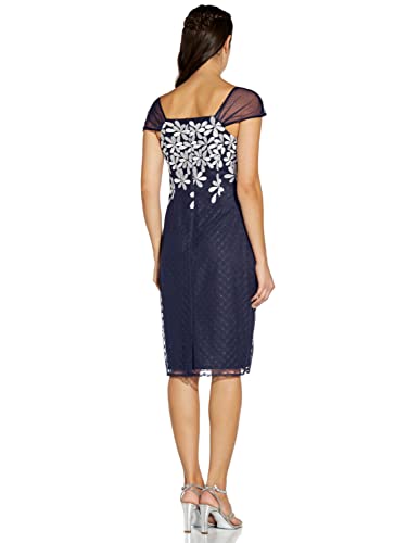 Image of Adrianna Papell Women's Floral Embroidery Sheath Dress