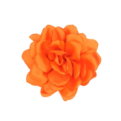 Image of Rose Brooch and Pin for Women Elegant Delicate Flower Pin Shawl Clip Duck Beak Clip for Women's Dress Banquet Party Jewelry Gift