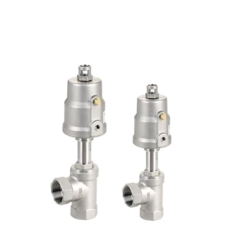 Vanne de siège angulaire en acier inoxydable SS304 durable
