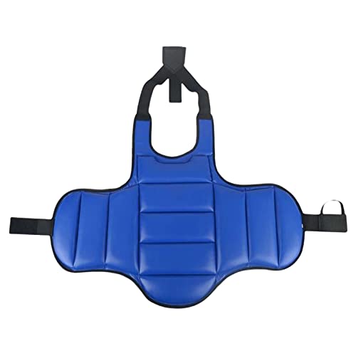 SM SunniMix Corpetto Protettivo, Corpetti Taekwondo con Cinghie Regolabili, Taekwondo Protector Vest Rib Equipment Karate Protezioni da Boxe Adatto per Altezza di Circa 140 Cm-160 Cm, Rosso Blu M