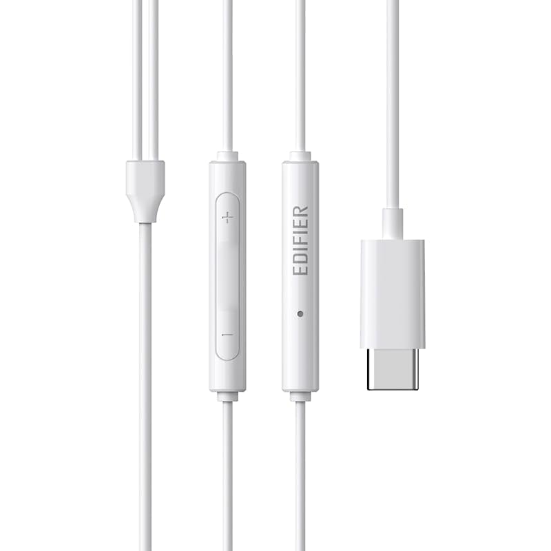 Edifier Auriculares con Cable P180, USB-C (Blanco)