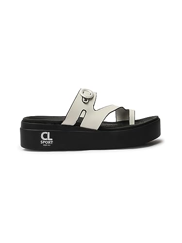 Image of Carlton London women's Adjustable Flatform Toe-Loop Sandals