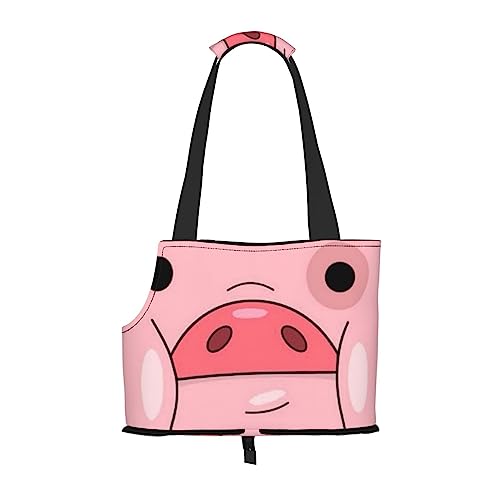 Sac de transport pour chat et petit chien - Fourre-tout portable noir - 2
