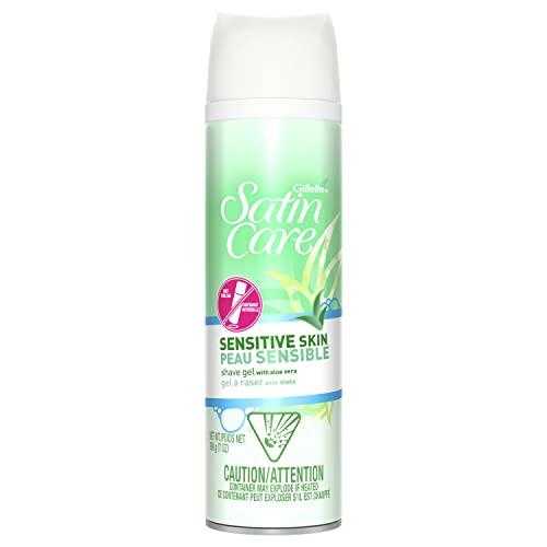 Gillette Satin Care Sensitive Skin Shave Gel for Women, 198g, Packaging may vary - Image 3