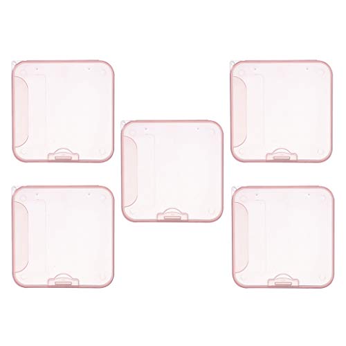homozy 5pcs Caixa de Máscara Estojo Portátil para Máscara Reciclável de Armazenamento de Máscara - R