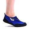 Aqua Beach Surf Wet Water Shoes Boys Girls Mens Womens Unisex Wetsuit Boots (Blue Adult 4) #5