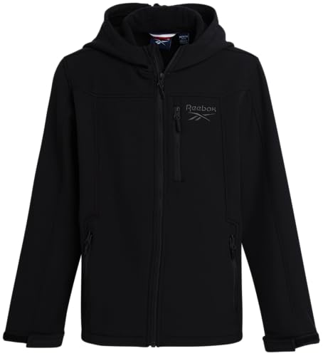 Reebok Boys Softshell Jacket Polar Fleece Lined Wind Water