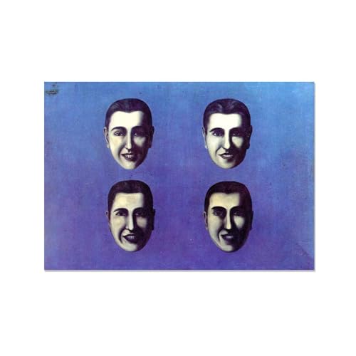 Reproduction peinture Magritte Le silence du sourire impression sur toile premium sans cadre