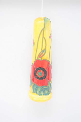 Old Tupton Wareu00a0u0096u00a0Yellow Poppy patrón Light Pull