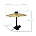 Car Drum Cymbal Air Vent, Fun Music Gadget for Drivers & Drummers, Easy Install on Dashboards & Vents, Crisp Metallic Sound - Quirky Gift for Road Trips & Music Lovers (Silver-2PCS)