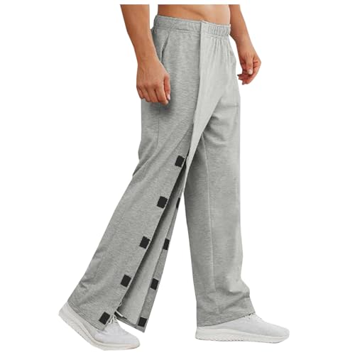 Pantalon de travail homme avec ouvertures latérales pour soins