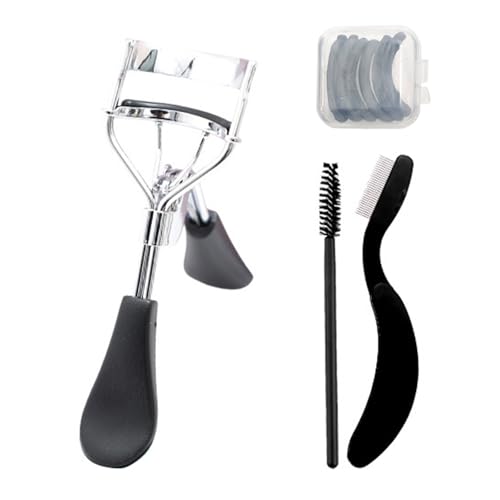 Essential Eyelash Curler Kit with Comb and Refill Pads - Image 3