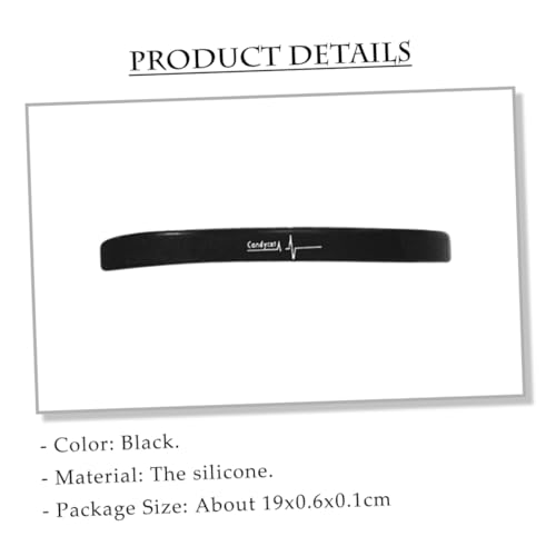 KESYOO Multifunctional Silicone Bracelet for Workout Fashion Wristband for Men Women Boy Girl Sports Wristband Pattern Retro Wrist Watch2