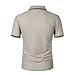 Ymosrh Mens Summer Collar Shirts - Casual Short Sleeve Athletic Golf Polo T-Shirts Classic Dress Shirts Short Tshirt Man Clothes Fashion Dress Shirt Clothing (XL - Light Gray)