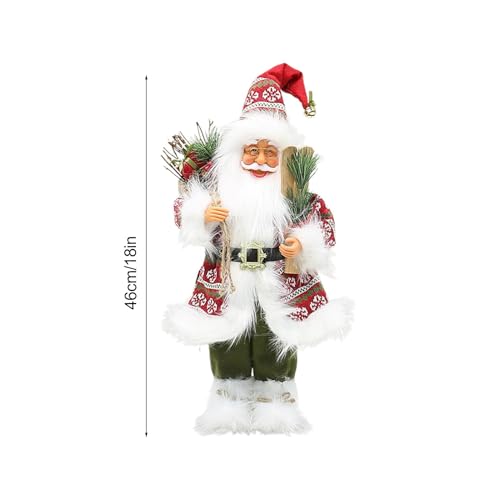 Figurine de table de Noël à thème rétro en matériau robuste durable