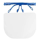 Couleur de la monture : principalement rose, matériau : PC dur et transparent, taille du masque : environ *20,5 cm,