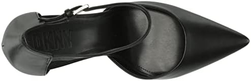 DKNY Women's Stiletto Veata-Slingback Pu Heeled Sandal, Black, 9.5 | Image 4