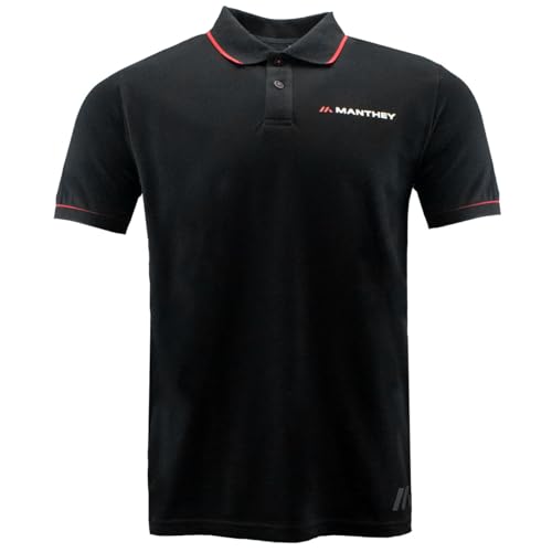 Polo Manthey Performance One noir sport auto respirant mode masculine sport