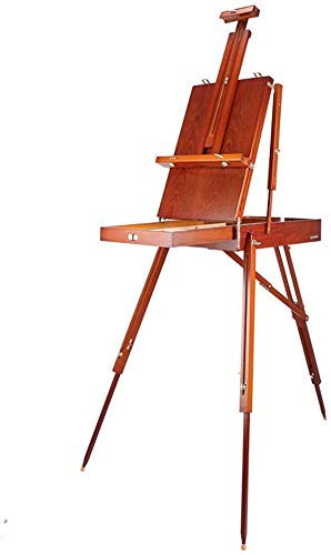 NDRFAWY 丈夫な木材イーゼル 油絵用 折りたたみデザインと初心者に優しい機能