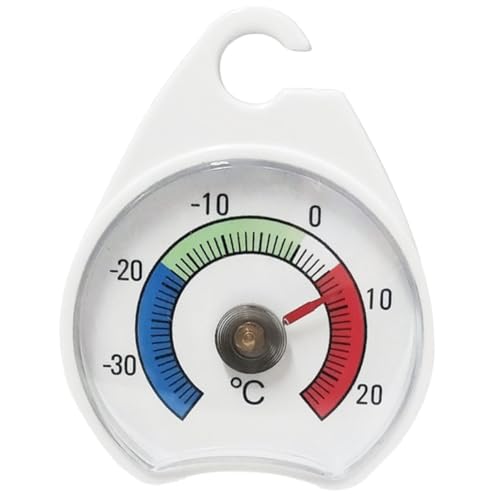 ORFOFE Termometro per Frigorifero Professionale con Indicatore Umidità Alta Precisione Compatto e Facile da Usare per Cucina e Conservazione Alimenti
