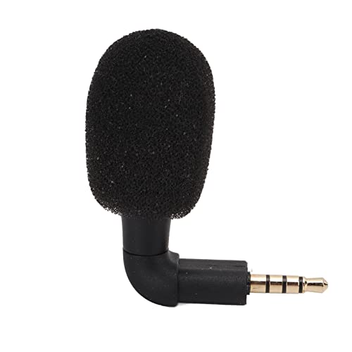 VBESTLIFE Mini Microphone Omnidirectionnel Jack 3,5 Mm, Micro Audio Surround Portable à 360 Degrés pour Smartphone, pour Chat Vocal, Visioconférence