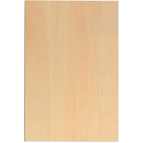 WONGWAI 24 Pack 12 x 8 x 1/16 Inch Basswood Plywood Sheets,Thin Balsa Wood Sheets, Unfinished Wood Sheets for Crafts, DIY Models, School Projects Cover