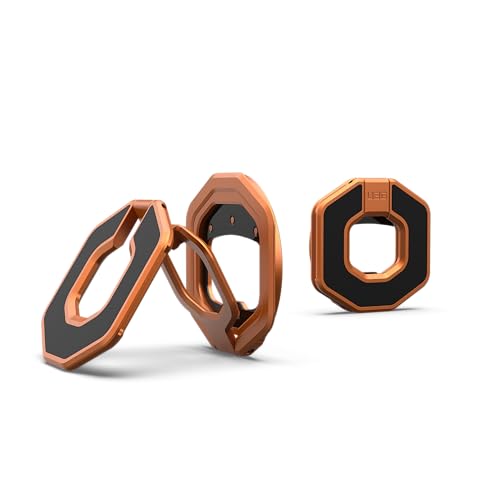 Image of Urban Armor Gear UAG Monarch Magnetic Phone Ring Stand Compatible with Magnetic 2 Magnet, Removable Metal Finger Ring Grip & 360 Rotation Adjustable Kickstand for iPhone 17 /16, Galaxy S26 /S25